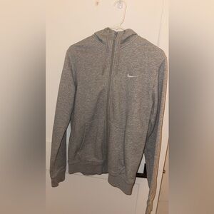 Nike Zip-Up Gray Hoodie